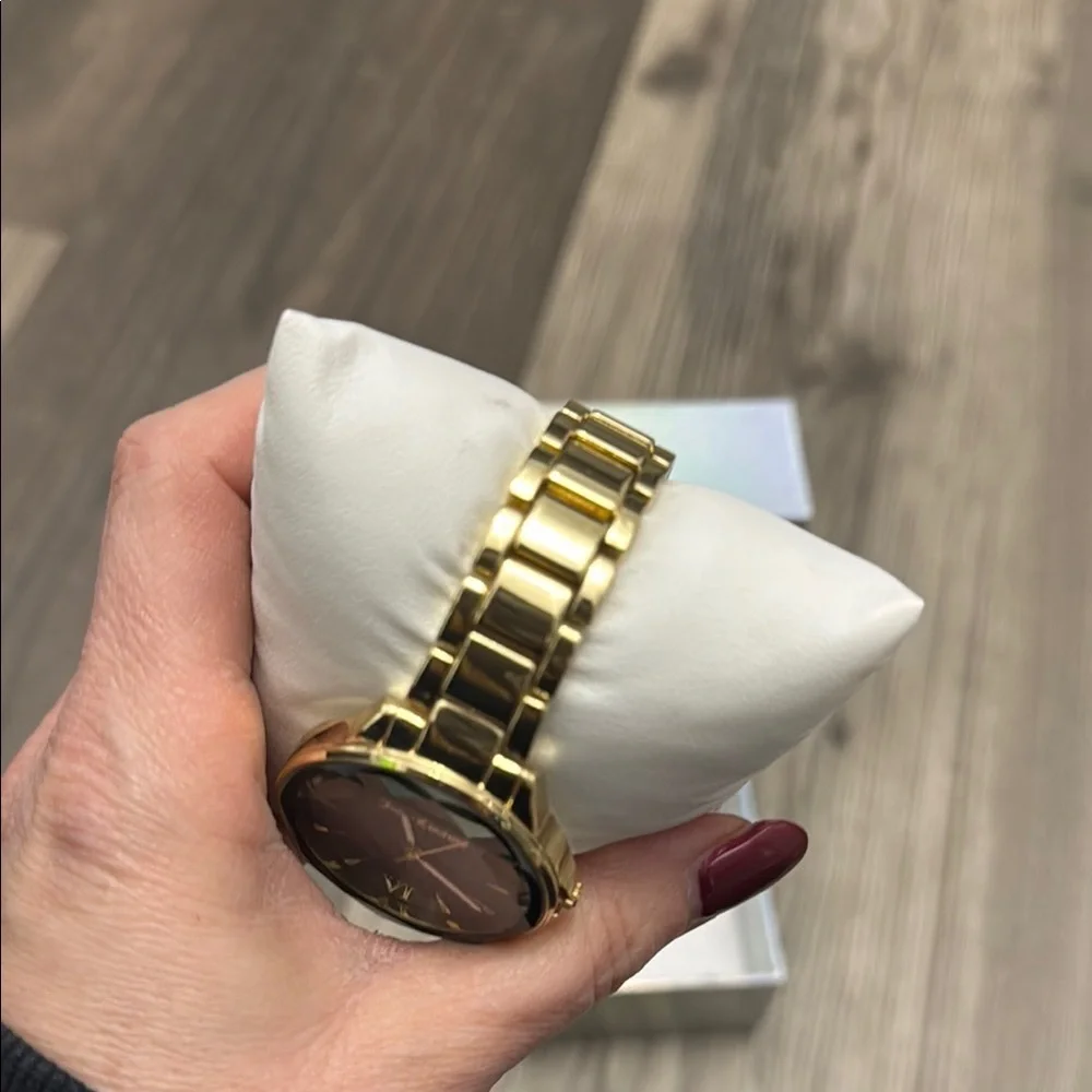 Juicy‎ Couture Gold and Navy Blue Face Watch